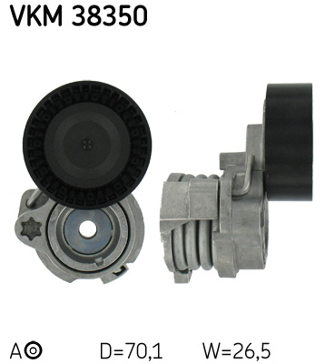 Napínacia kladka rebrovaného klinového remeňa SKF (VKM 38350)